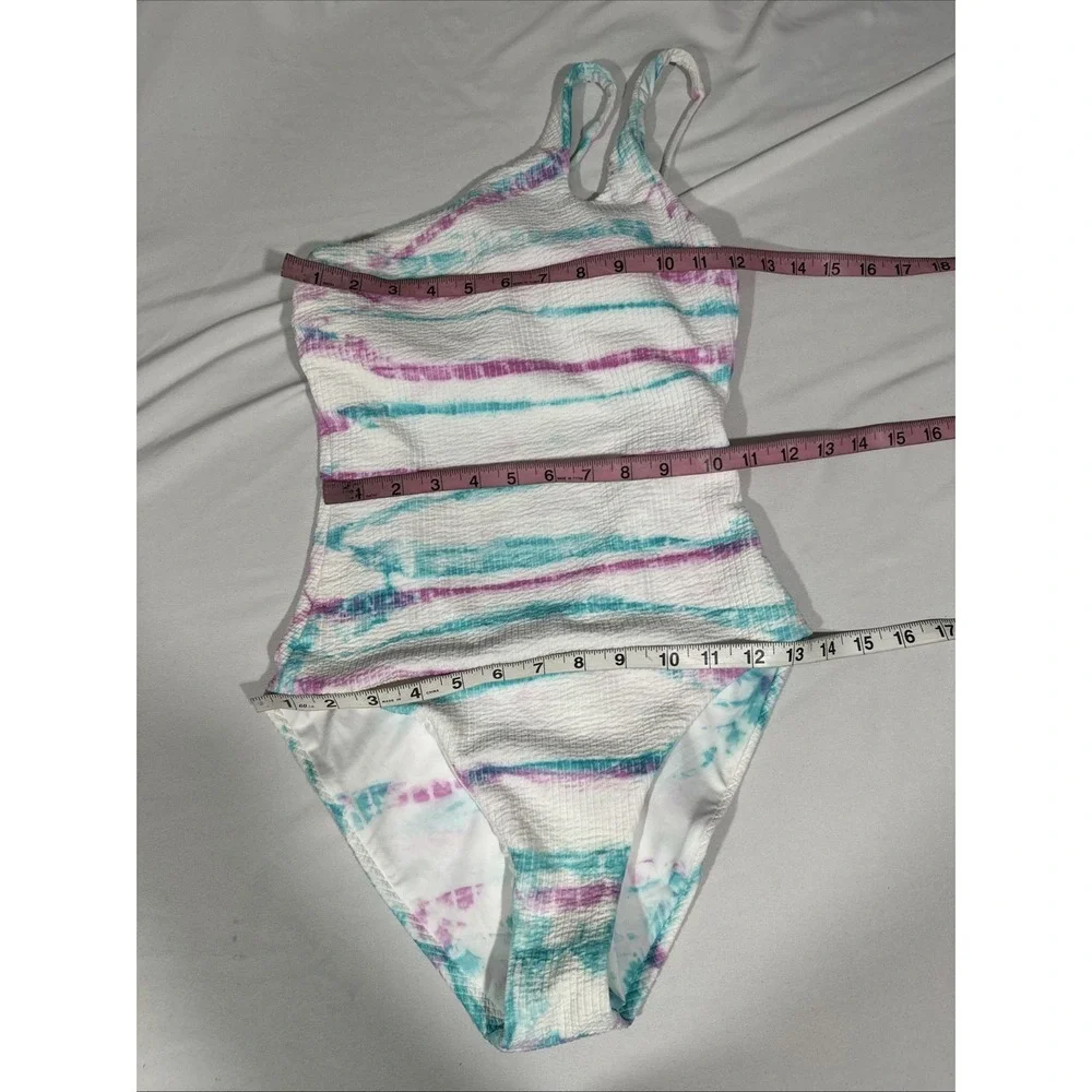 NWD BECCA [ Small ] Iconic Violet Pucker Rib OneShoulder One Piece Swimsuit 7024
